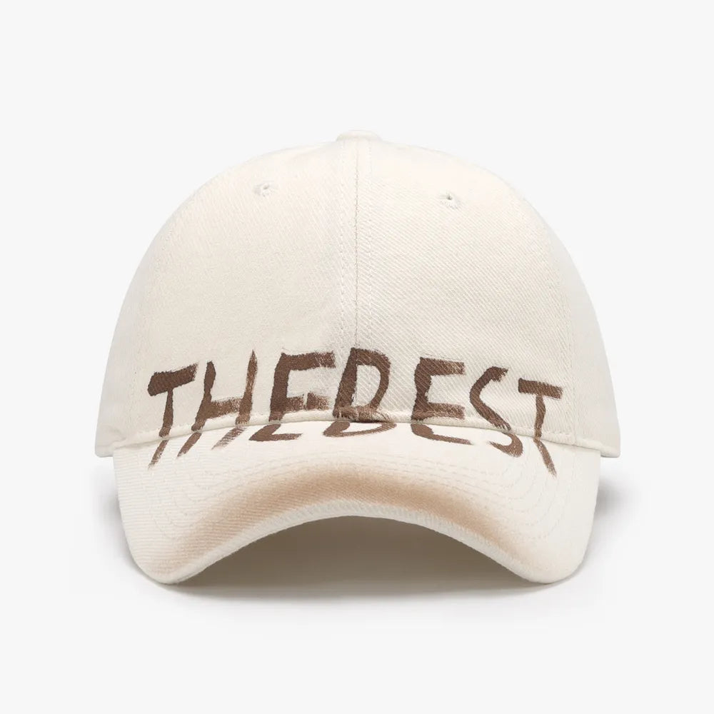 Letter Adjustable Baseball Cap