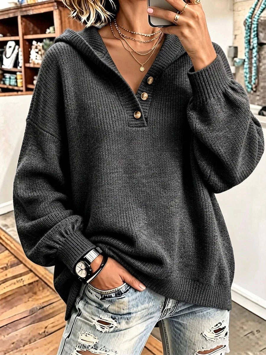 Women's Knitted New-Style Hooded Sweater