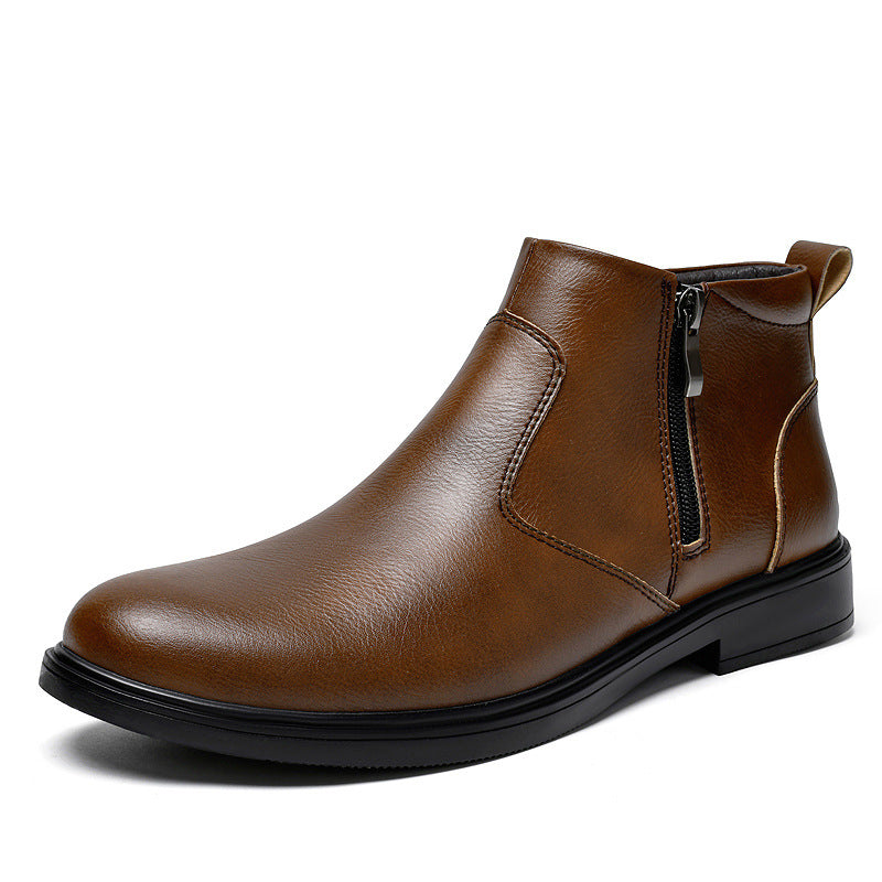 Men's Cowhide Leather Martin Boots