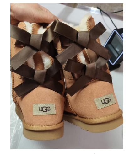 Women's Bow Detail Snow Boots