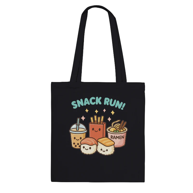 Bolso tote kawaii "Snack Run"