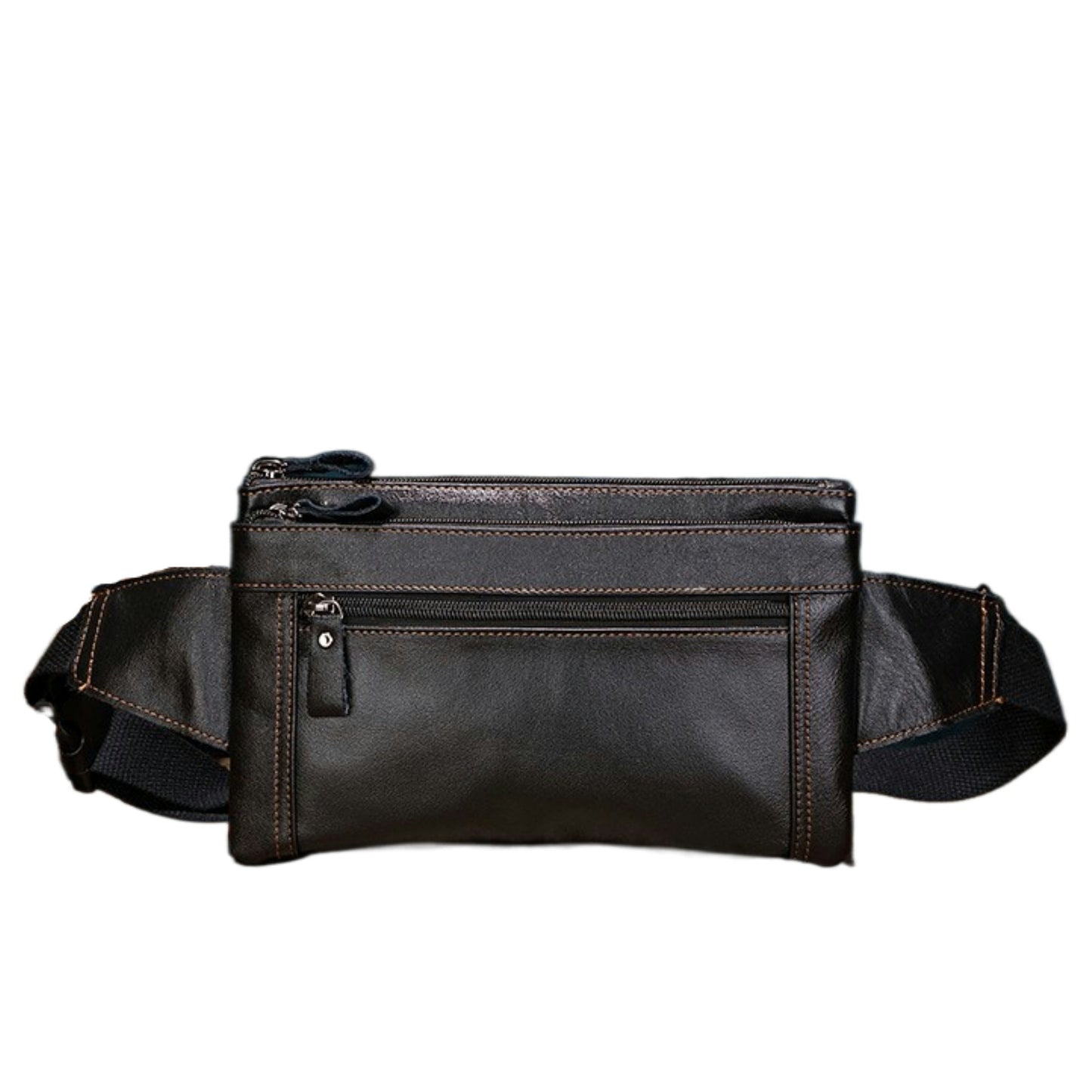 Men's Outdoor Cowhide Waist Bag