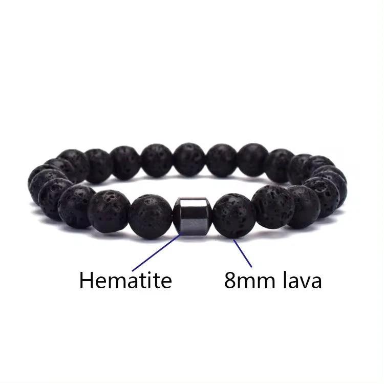 Men's Natural Gemstone Bracelet Vintage