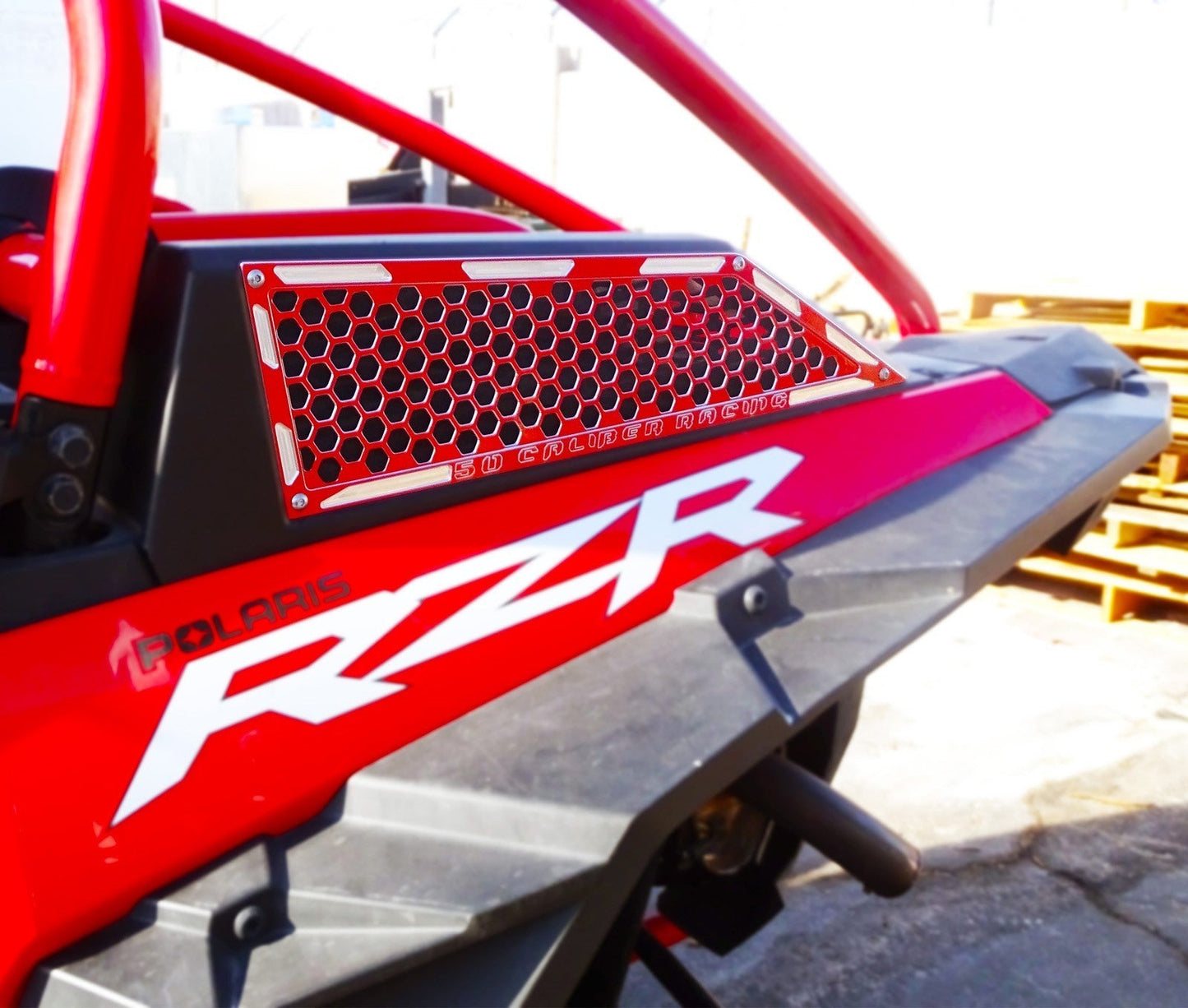 RZR XP Turbo Billet Air Intake Grille Bezel Kit