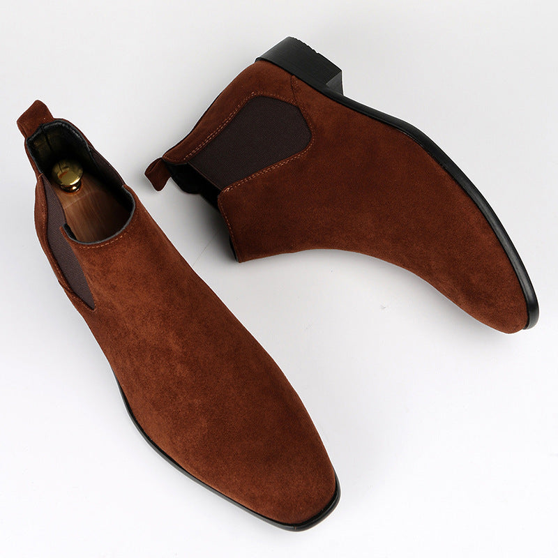 Men's Square-Toe Chelsea Boots
