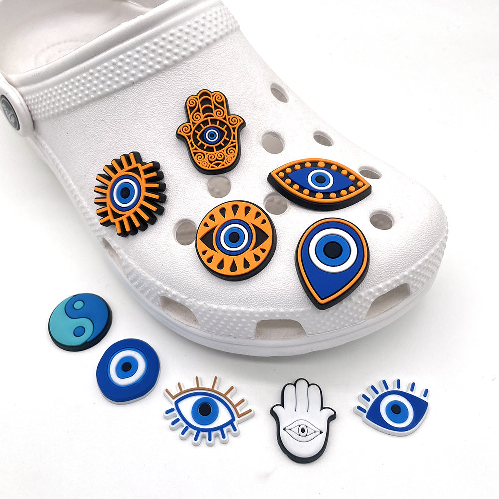 PVC Soft Rubber Shoes With Shoe Flower Accessories
