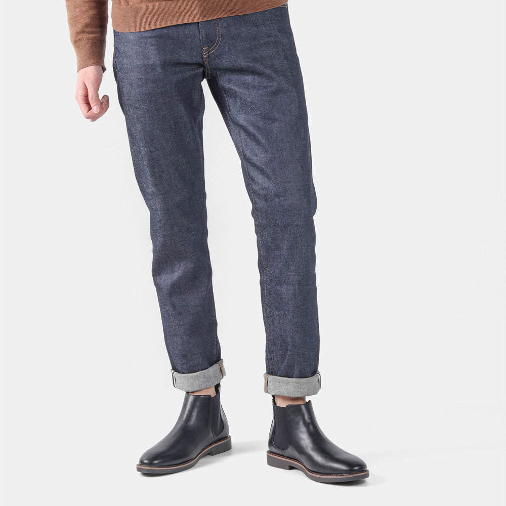 Men's British Rub-Color Retro Chelsea Boots