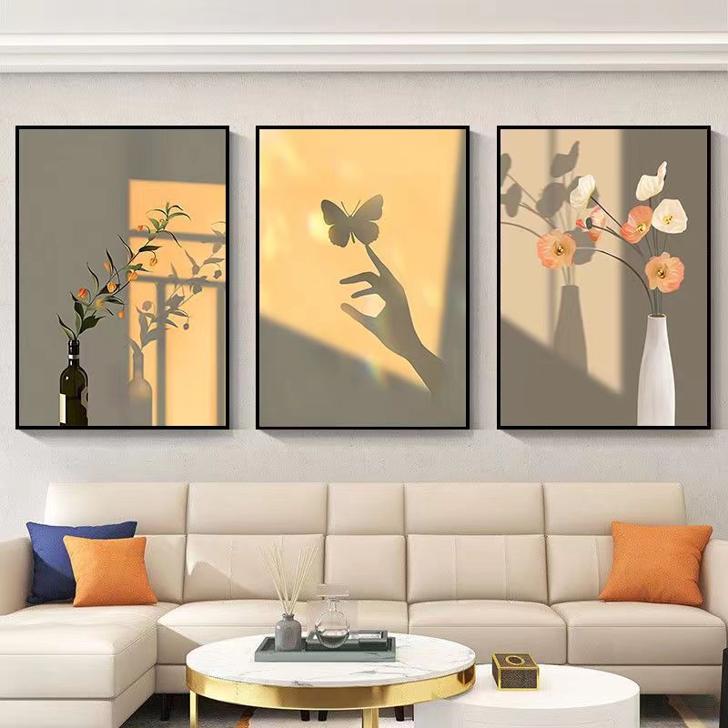 Sofa Background Wall Mural Bedroom Bedside Painting