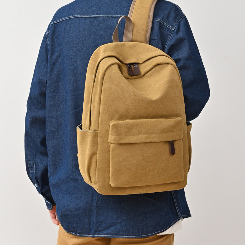 Canvas Large Capacity Travel Men's Backpack