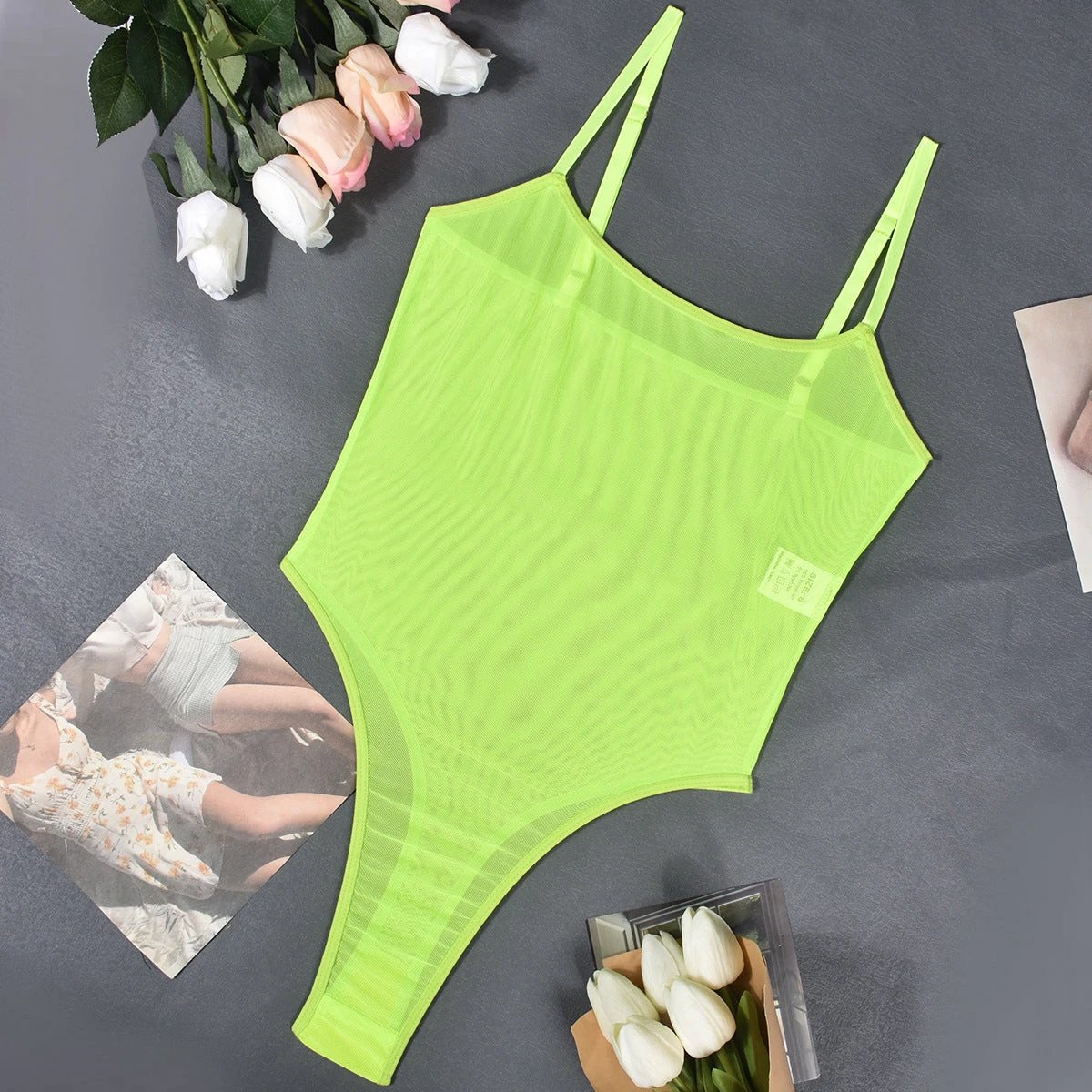 Fashion And Sexy Mesh Bodysuit