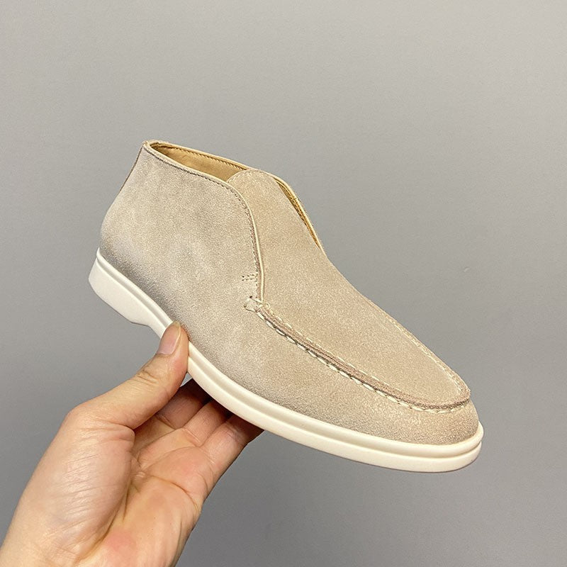 Retro Flat Ankle-length Loafers