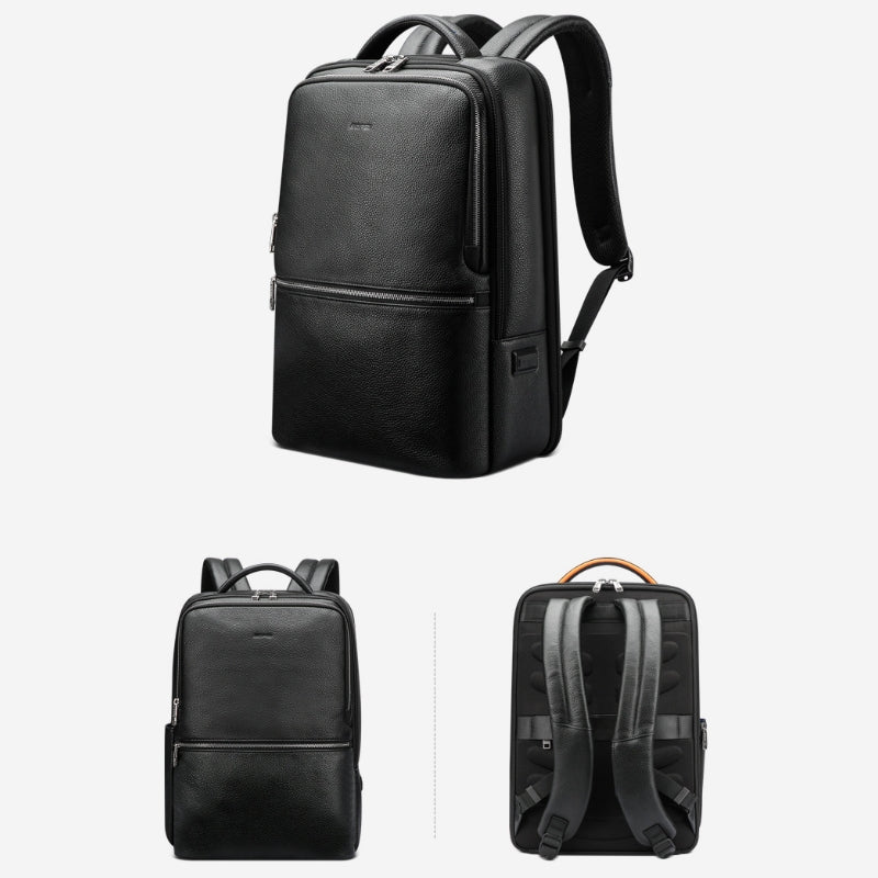 Men's Large Capacity Black Backpack