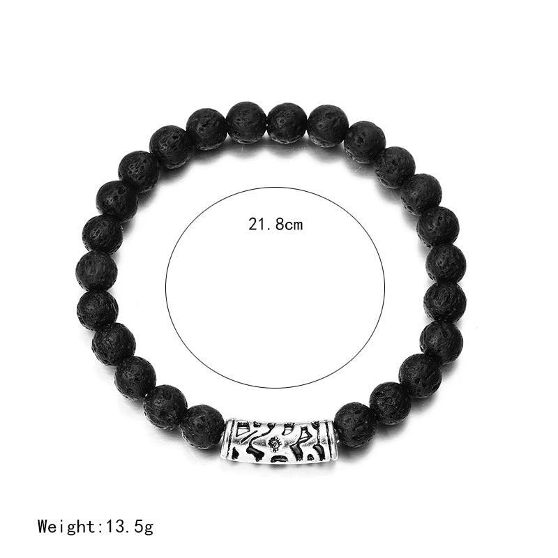 Classic Acrylic Beaded Bracelets For Men