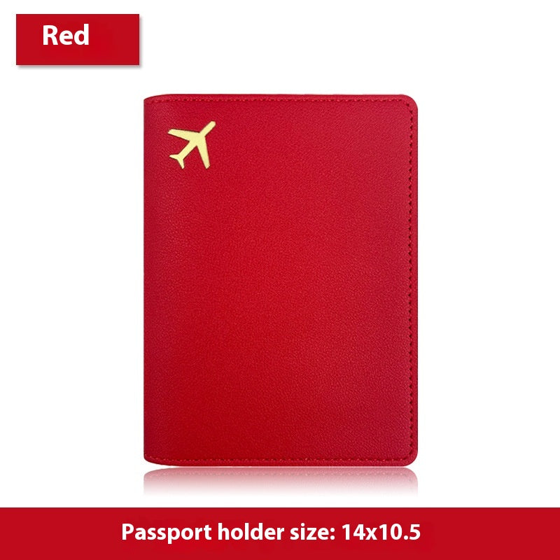 Multifunctional Id Bag Pu Leather Passport Cover