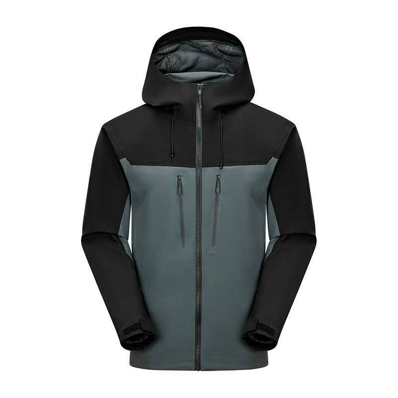 Chaqueta Impermeable Rígida Monocapa para Senderismo Unisex