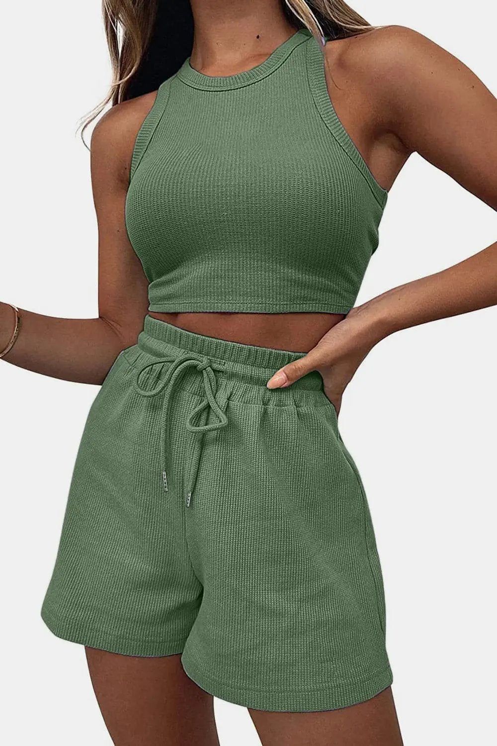 Trendsi Two-Piece Sets - Stylish Top & Shorts Set - Premium Quality