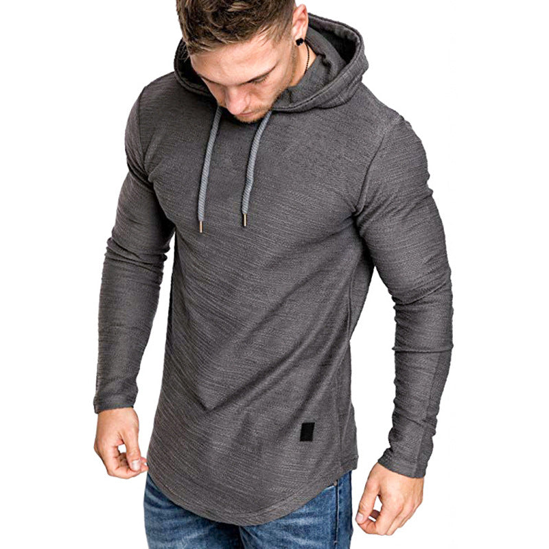 Sudadera con capucha ajustada para hombre