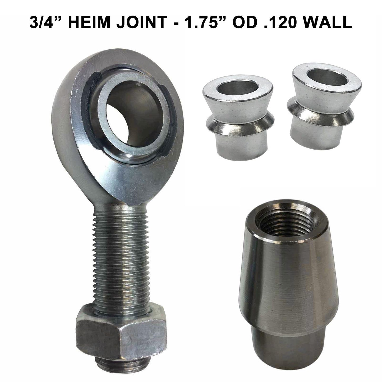 Single Joint Rod End - 3/4" Chromoly Heim - 1.75" OD Tubing