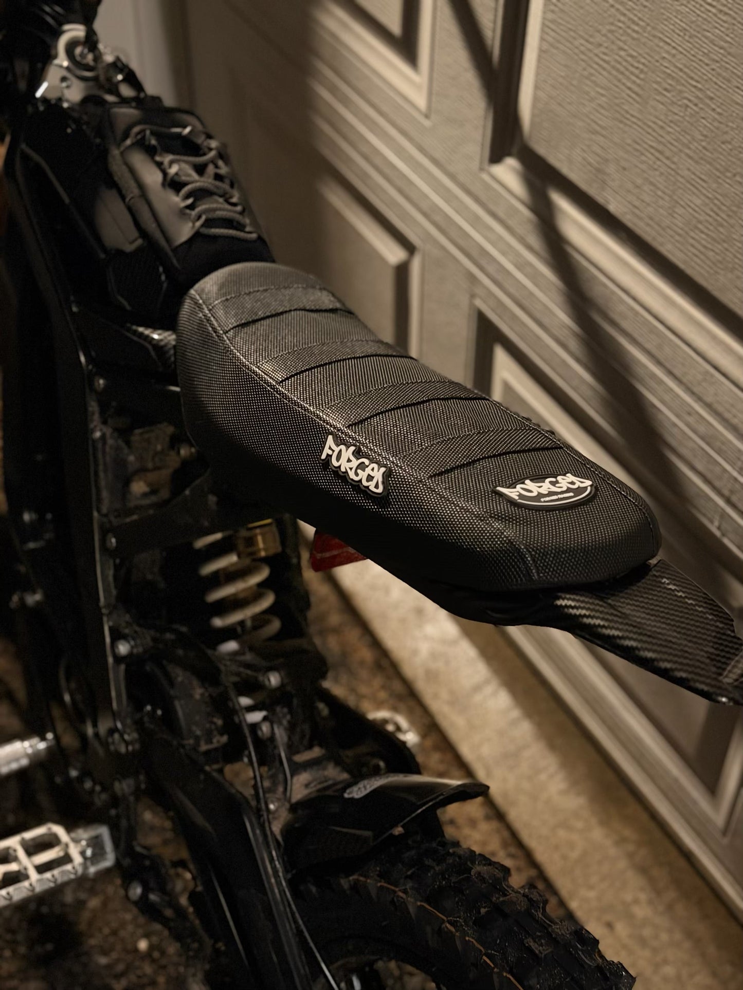 Funda de asiento de carreras forjada