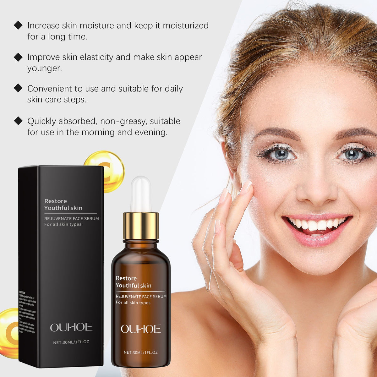 Skin care products Facial Care Serum Facial Skin Gentle Hydrating Care Soft Serum