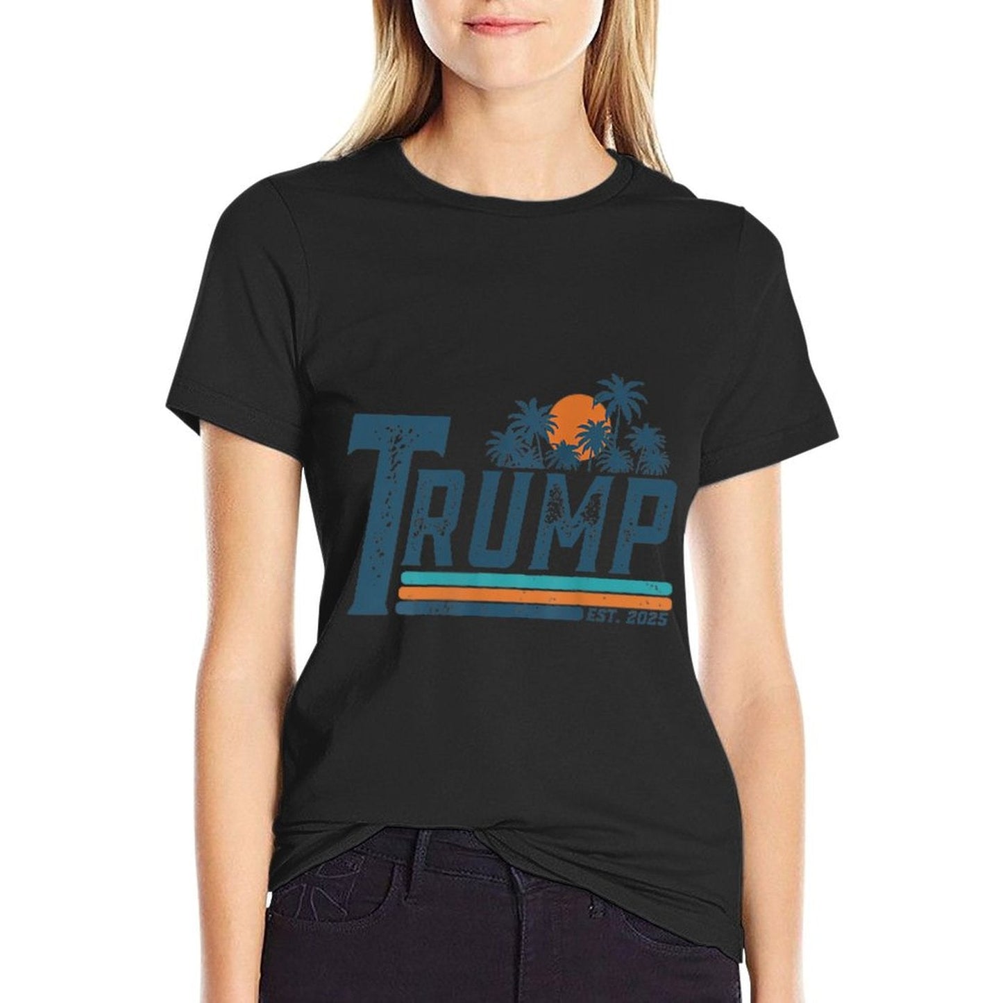 Funny Trump Gulf Of Us America Est 2025 (2 Side) Easy-care T-Shirt