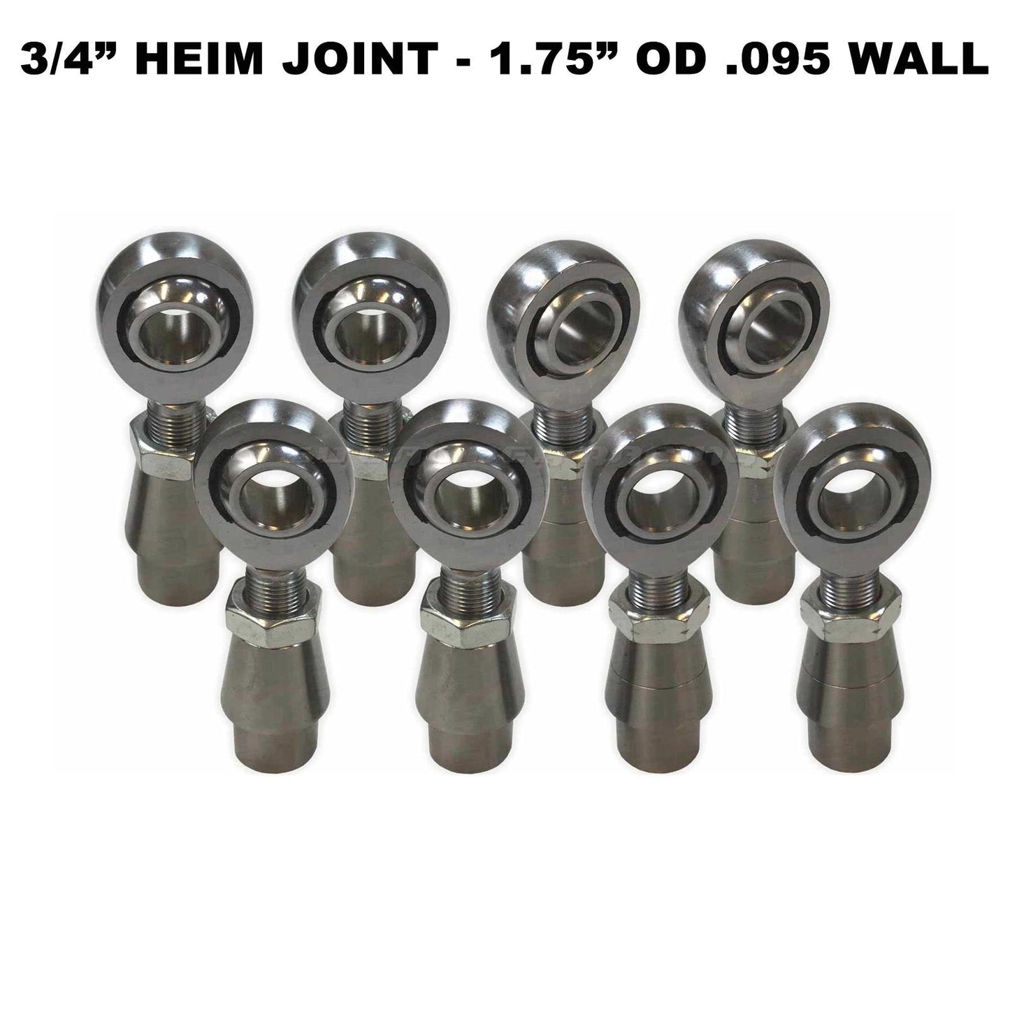 4 Link Rod End Kit -  3/4" Chromoly Heim - 1.75" OD Tubing