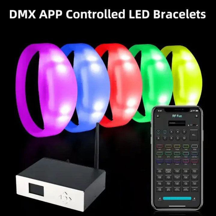 Concert And Music Festival Cheering Props LED Light-up Wristbands