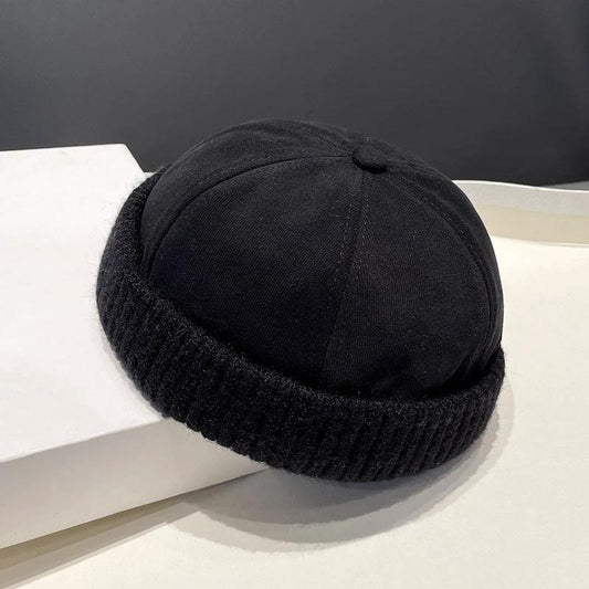 Gorro de terciopelo de piel de ciervo para hombre