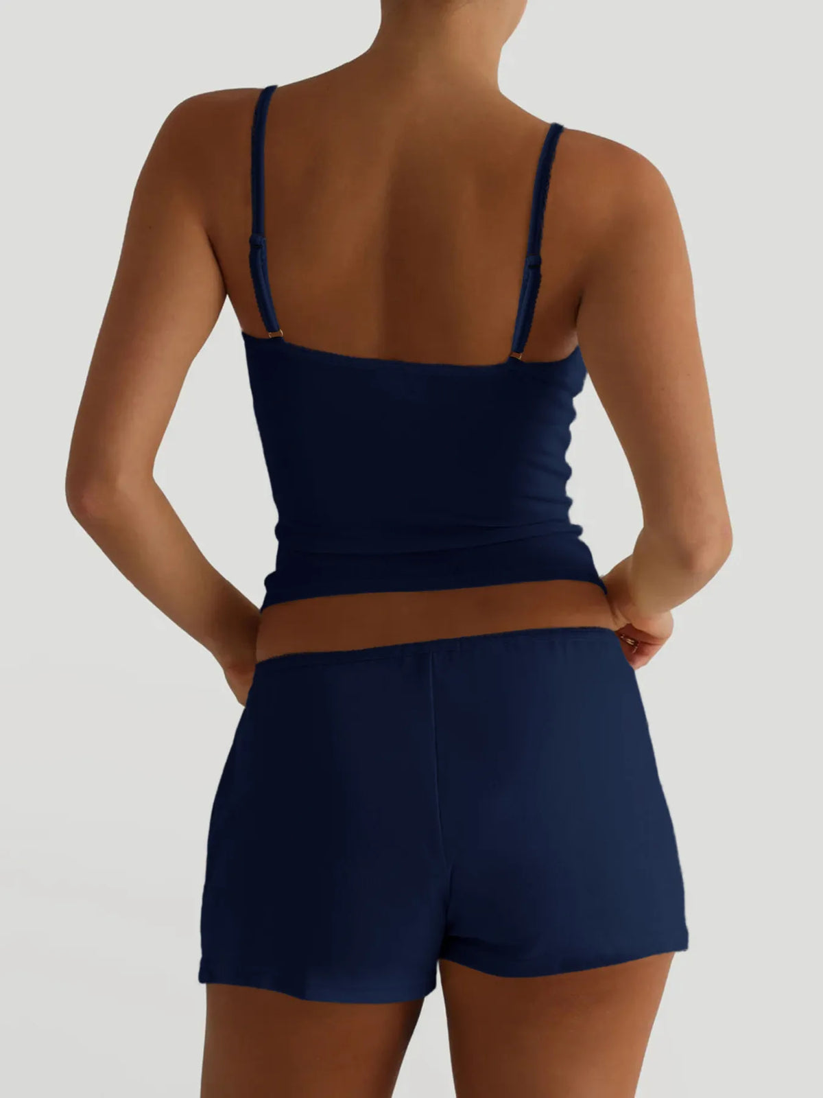 V-Neck Cami and Shorts Set