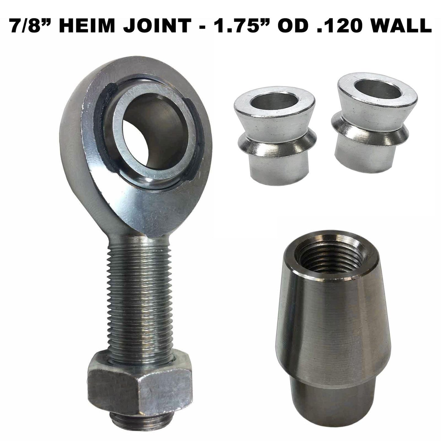 Single Joint Rod End - 7/8" Chromoly Heim - 1.75" OD Tubing