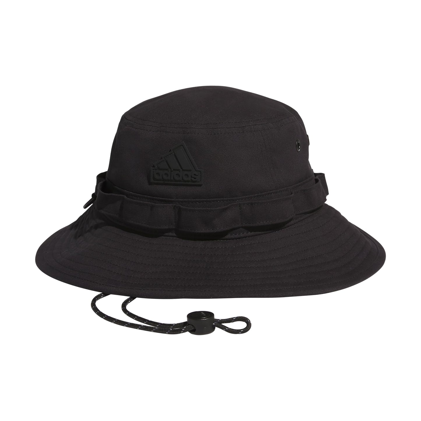 adidas Mens Parkview Boonie Bucket Hat with Adjustable Drawstring Black/Grey Six