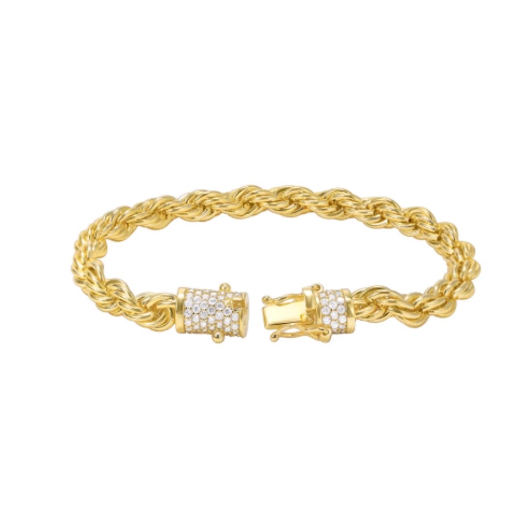 Men's Gold Twist Bracelet