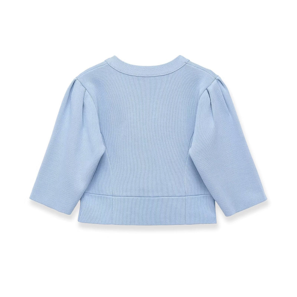 Chic And Stylish Round-neck Bubble-knit Cardigan Jacket