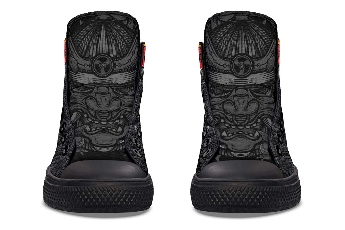 Printed Couple High-top Canvas Shoes