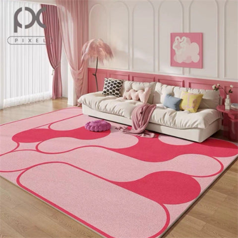 Bedside Rug Mat Home Use Cream Style Floor Mat