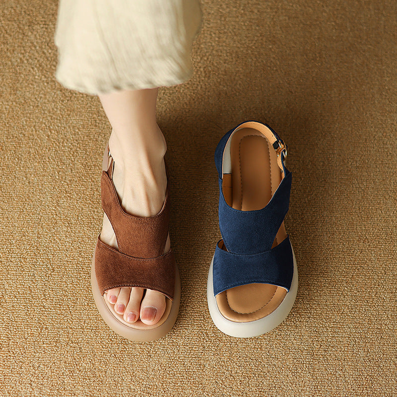 French Casual Fashion Strap Sandals