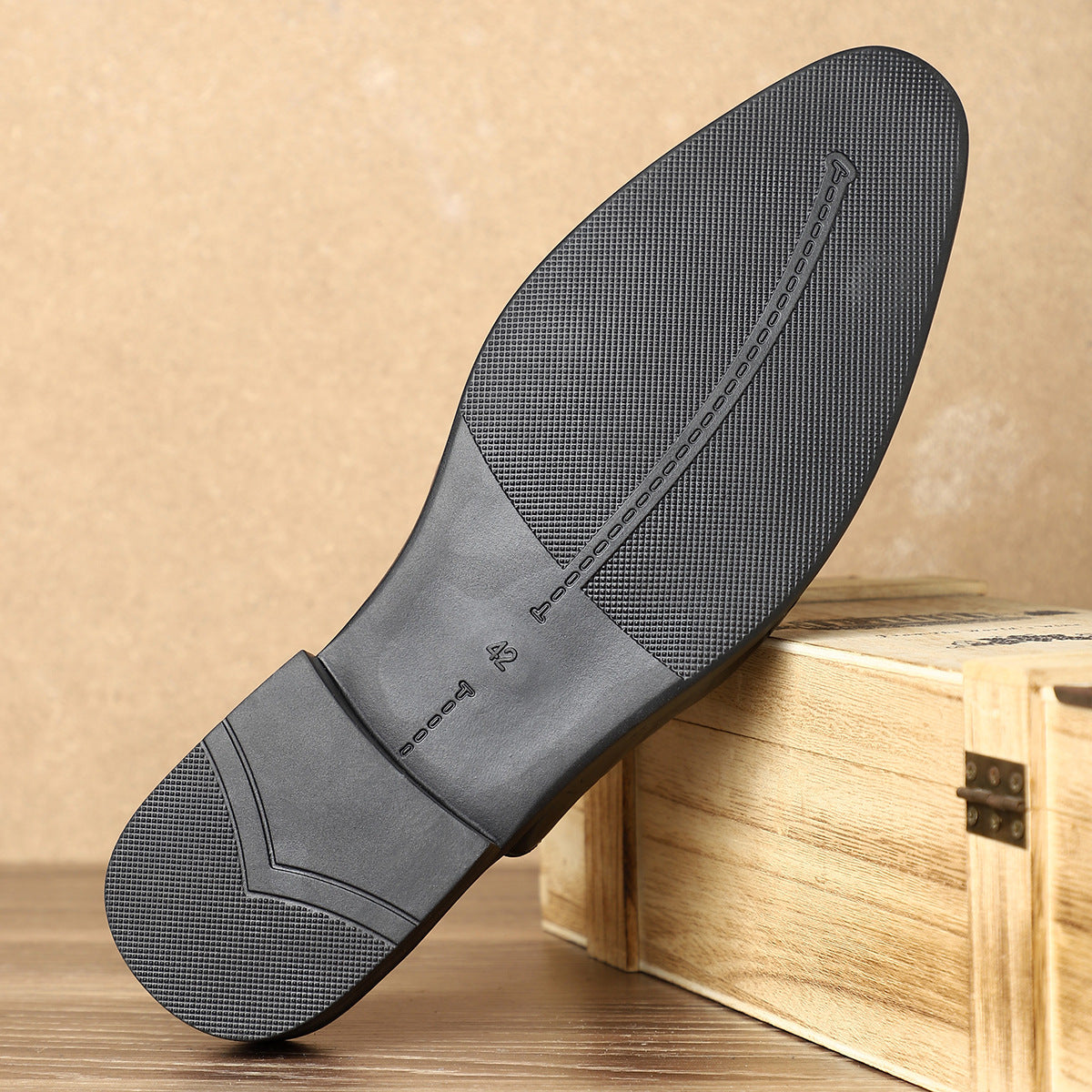 Men's Casual Leather Slippers