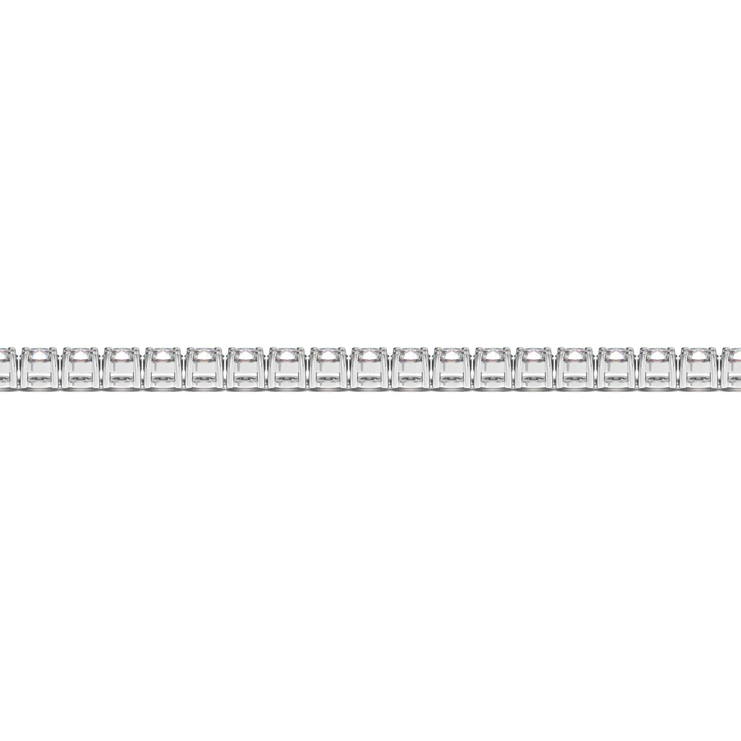 Lab Grown Round Diamond Tennis Bracelet in 14k White Gold (5 cctw  F/G  VS2/SI1)