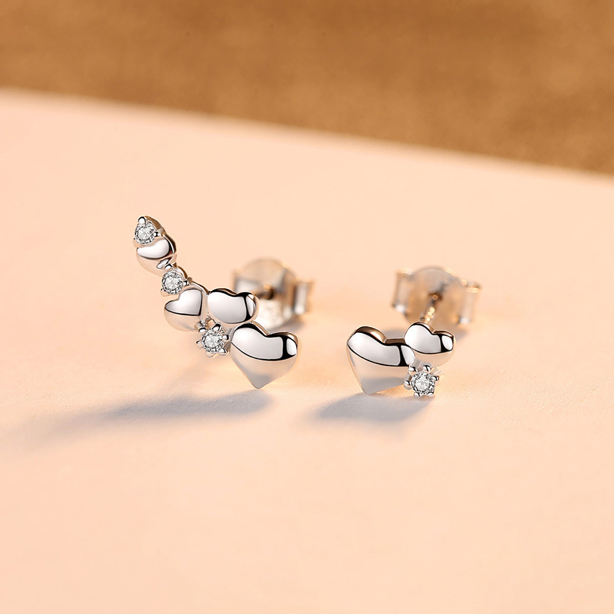 S925 Sterling Silver Stud Earrings