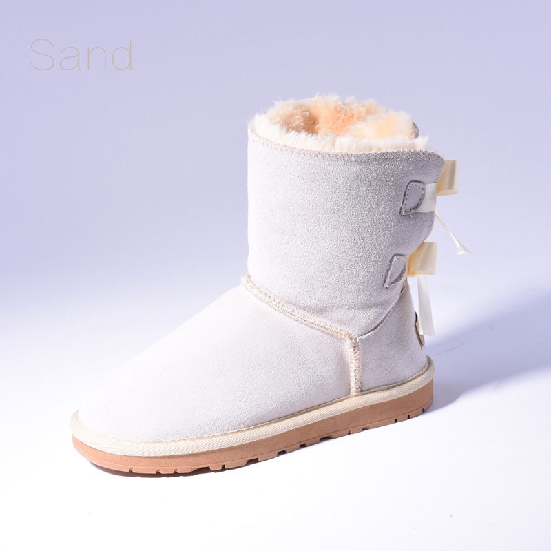 Women's Bow Detail Snow Boots