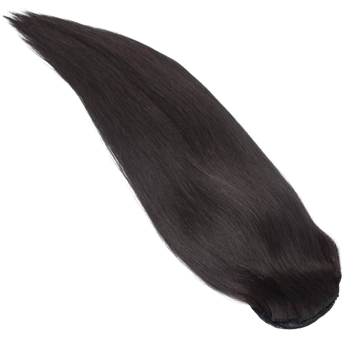 Cola de caballo de extensión de cabello humano 100% liso y virgen