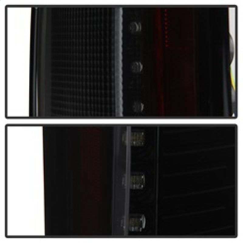 Luces traseras LED Spyder 15-17 Ford F-150 (con punto ciego) - Negro ahumado (ALT-YD-FF15015BS-LBLED-BSM)