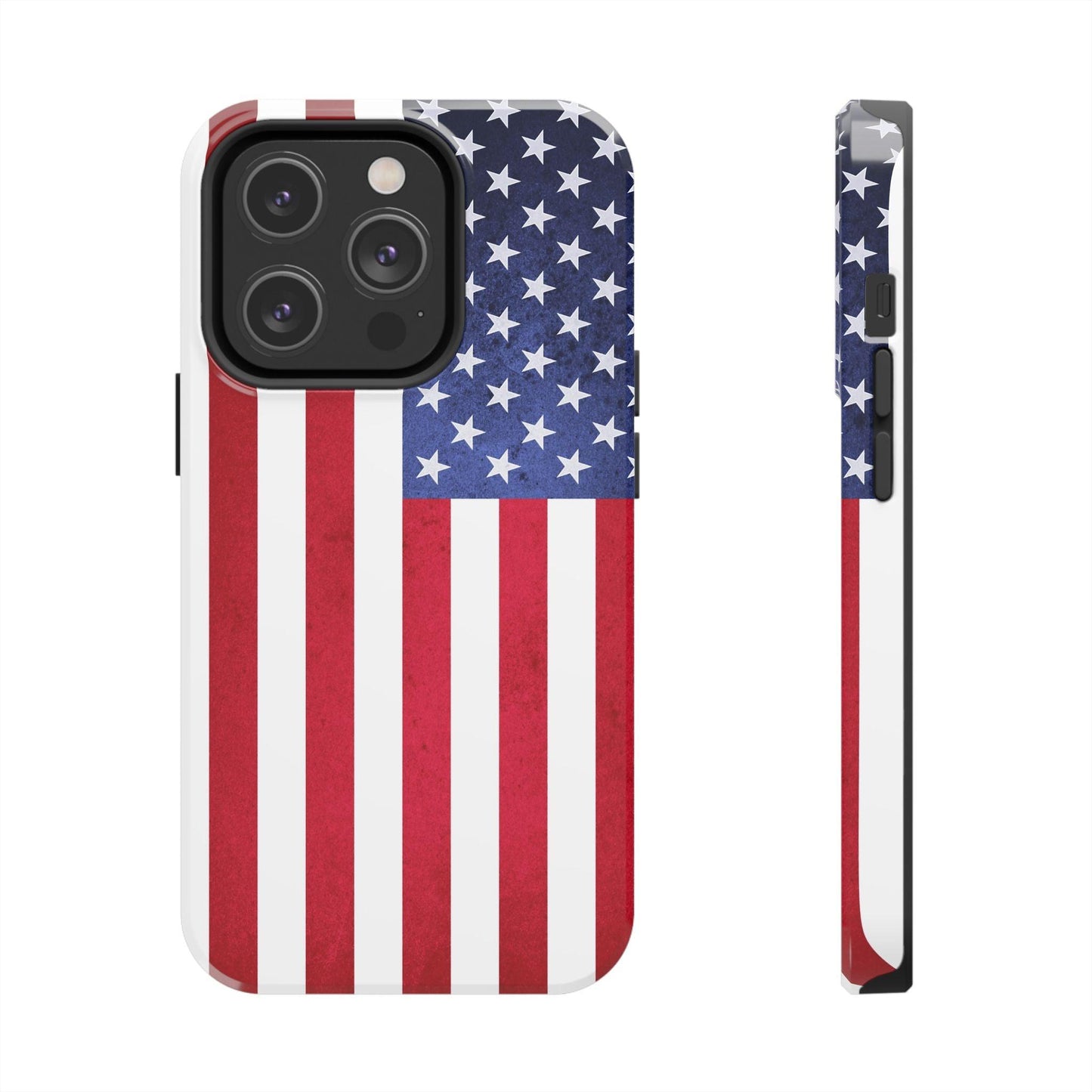 USA Flag Printed Tough Phone Cases