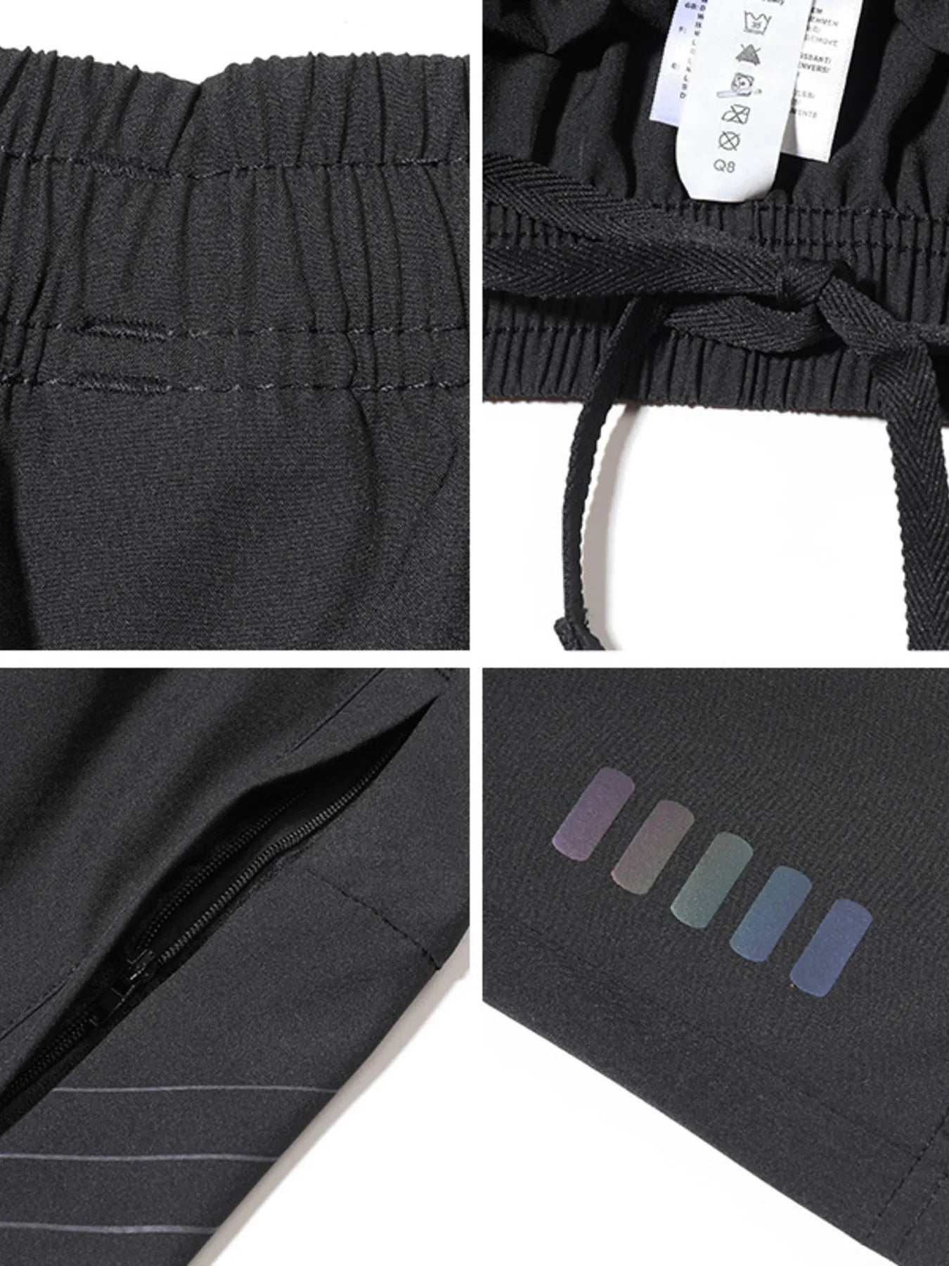 Pantalones cortos deportivos de entrenamiento de talla grande con cordón para hombre