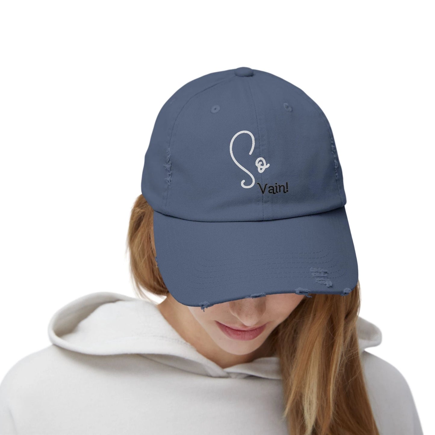 So vain Unisex Distressed Cap