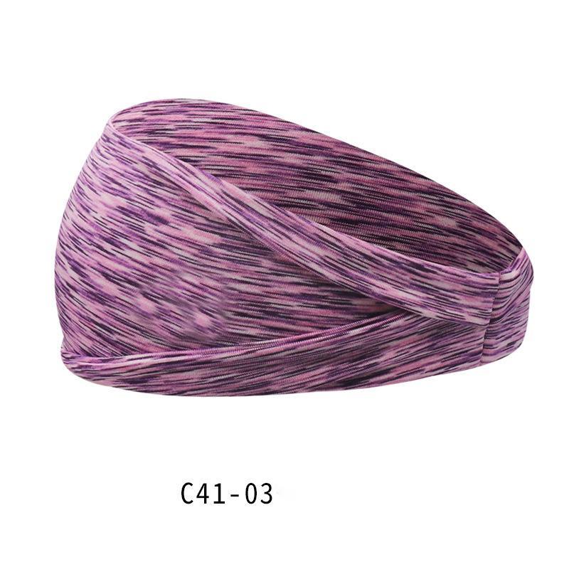 Hairband Sweat-absorbent Solid Color Fashion Yoga