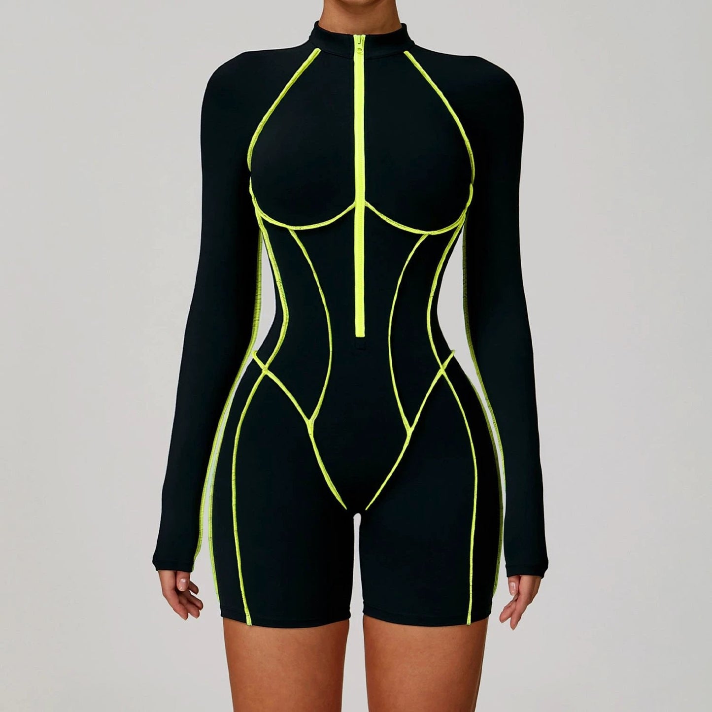 Tight Workout Clothes High-strength Sports Jumpsuit 9318