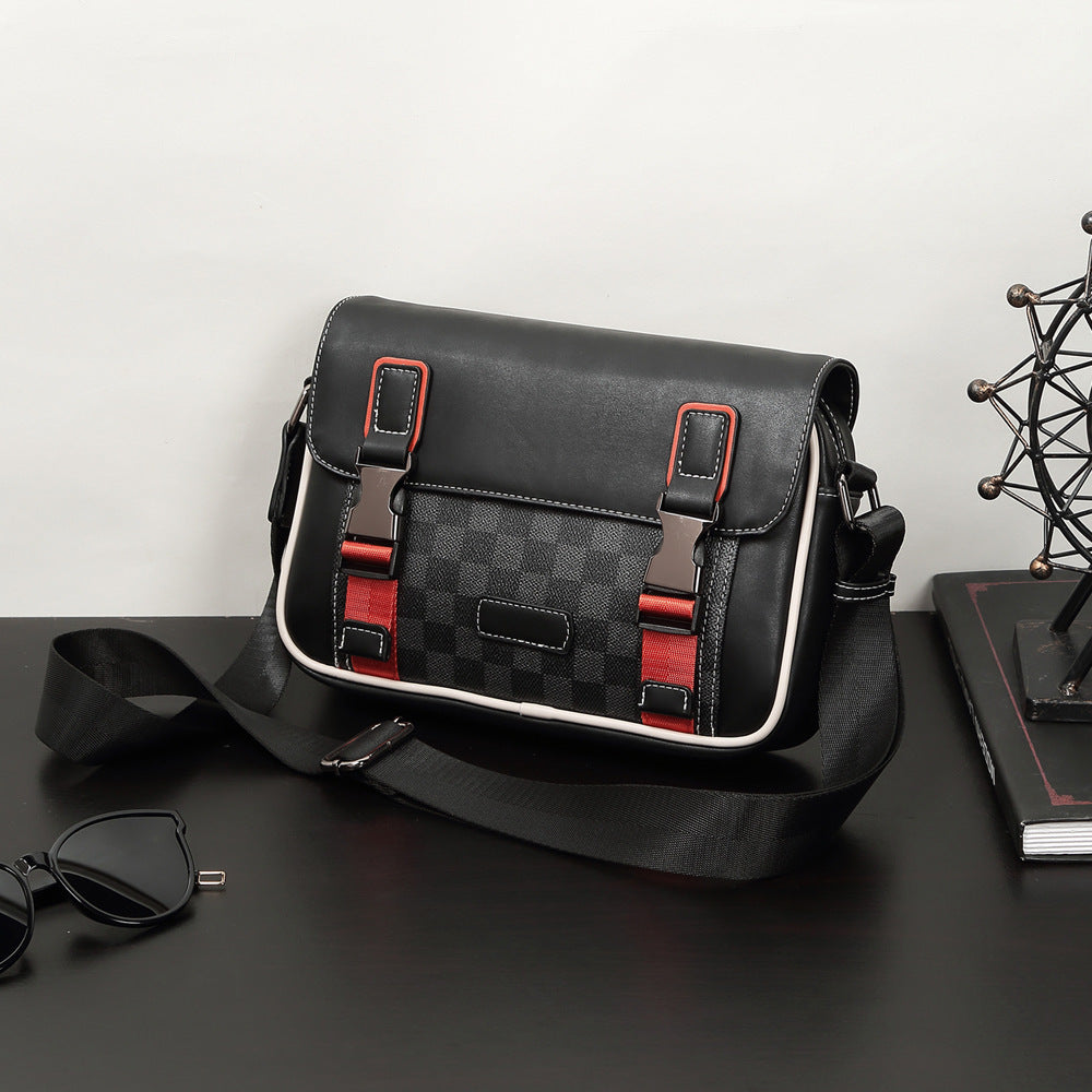 Men's Casual Horizontal Commuting Shoulder Bag