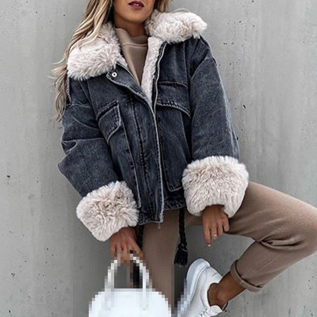 Thick Winter Women's Puffer Jacket for Warmth