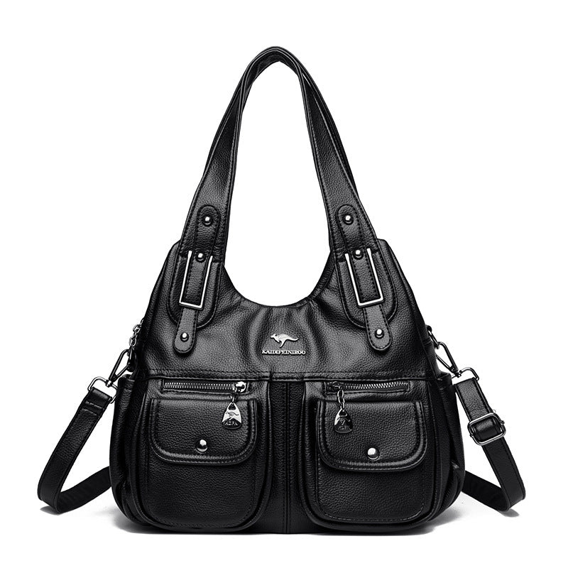 Solid Color Crossbody Travel Bag